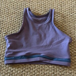 Johnny Was Purple and Teal Bra